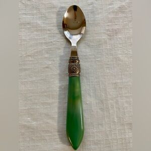 The Pioneer Women Cowgirl Lace Acrylic Jade Handle Tea Spoon